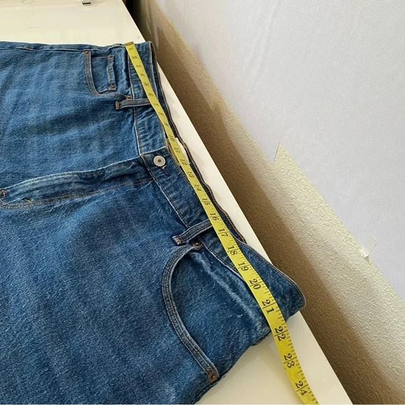 Abercrombie & Fitch The Mom Short High Rise Curve Love 35/20 Jean Short‎ New - Picture 8 of 8